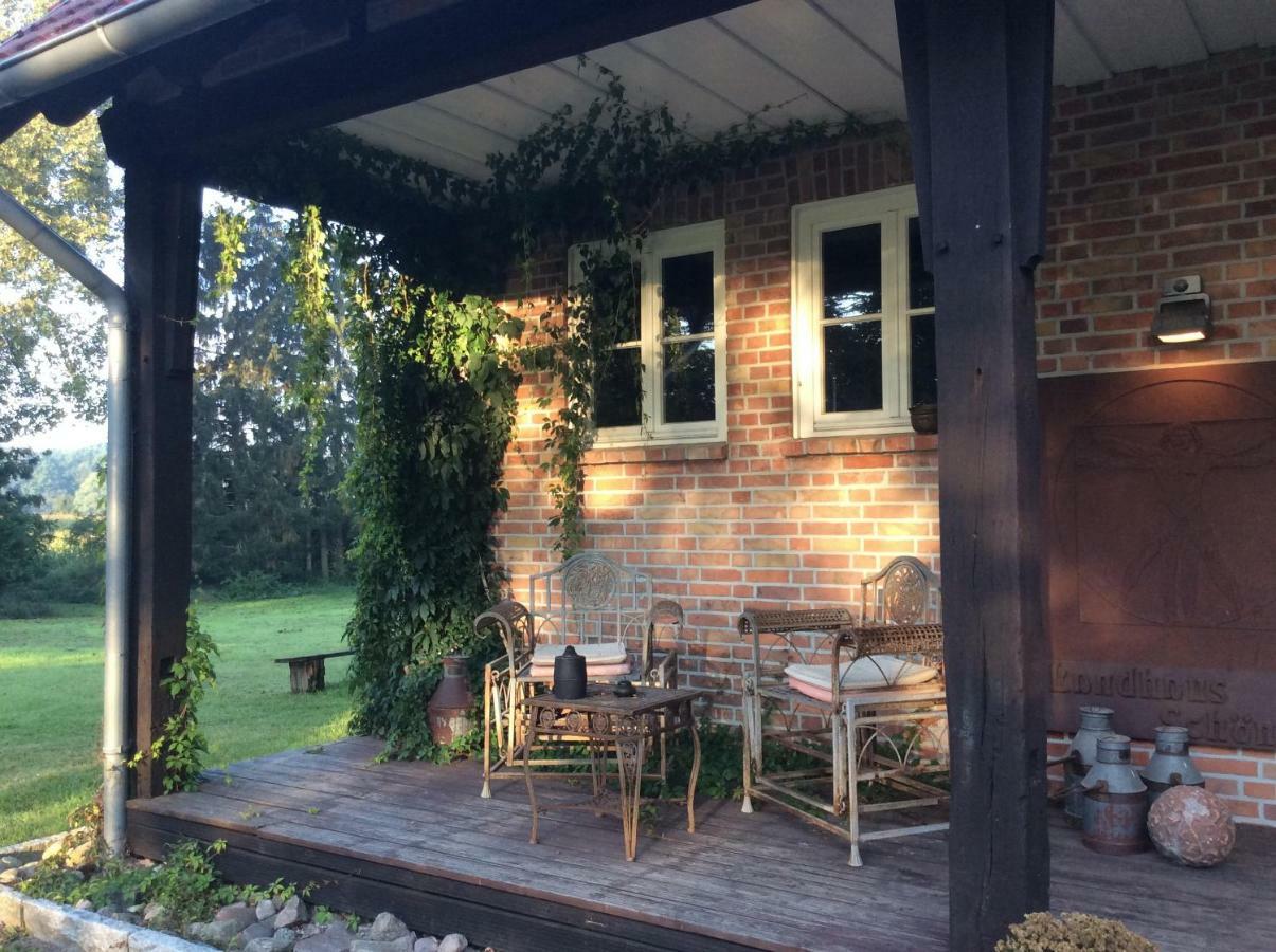 Ferienwohnung Landhaus Schönhof Feldberger Seenlandschaft Exterior foto