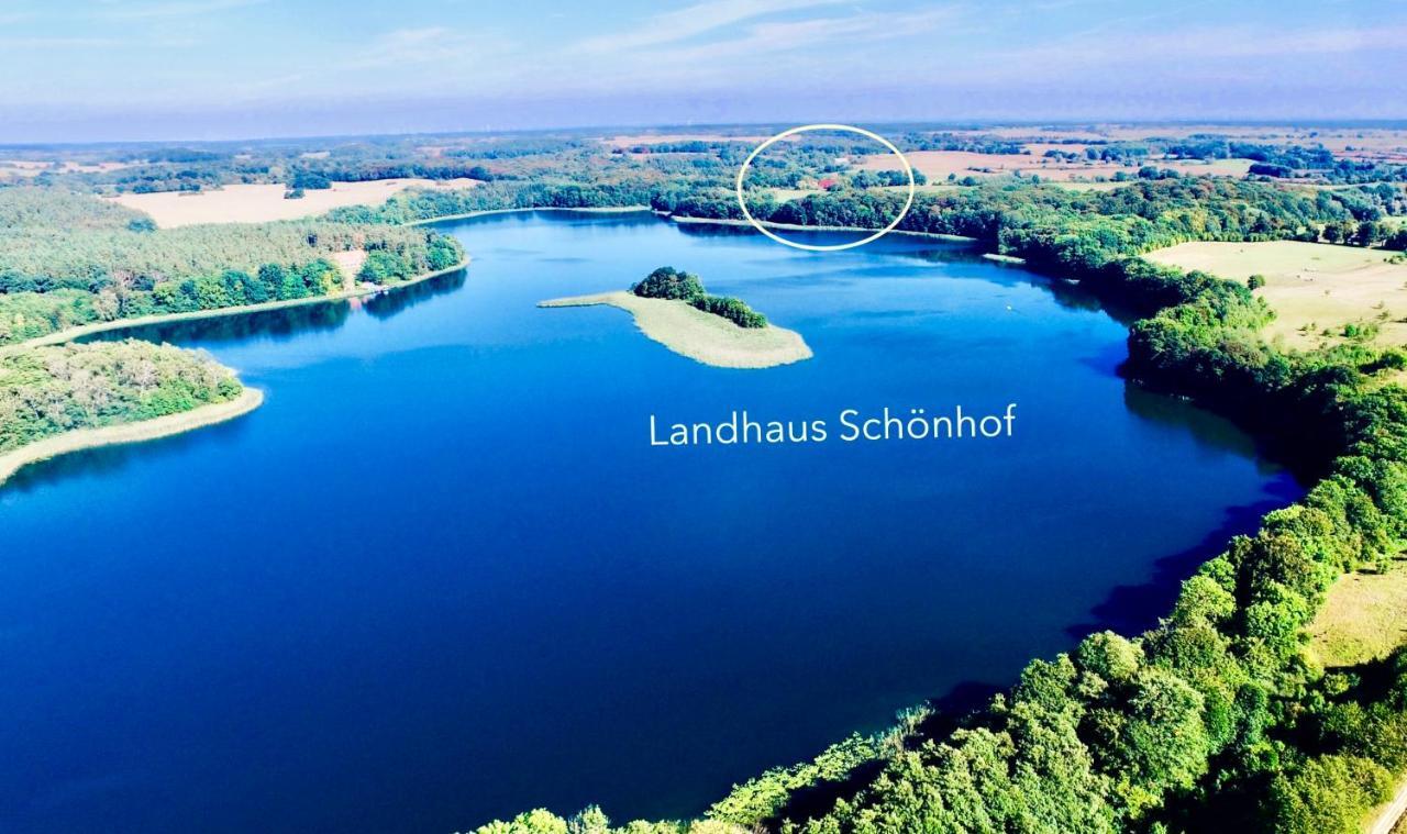 Ferienwohnung Landhaus Schönhof Feldberger Seenlandschaft Exterior foto